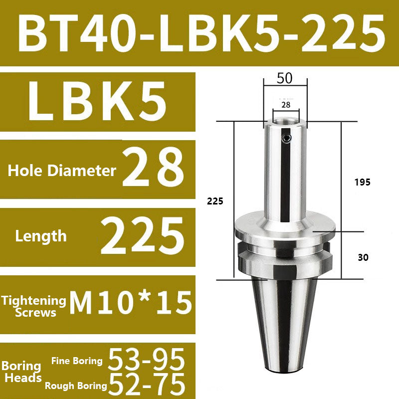 4006 BT-LBK Fine Rough Boring Tool Holder LBK Boring Head Connecting Shank CNC Tools Shandong Denso Pricision Tools Co.,Ltd.
